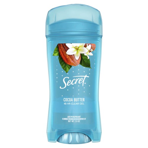 Secret Fresh Clear Gel Desodorante Antitranspirante - Cocoa Butter