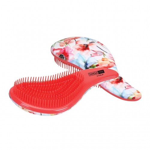 Cala - Tangle Free - Escova de cabelo desembaraçadora floral coral