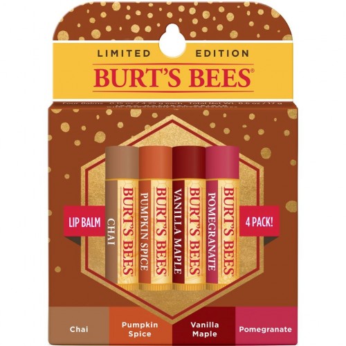 Burt's Bees - Edição Limitada Fall Lip Balm 4-Pack