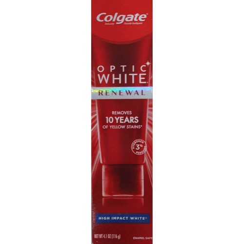 A Colgate - Optic White Renewal - Creme dental clareador - 116g