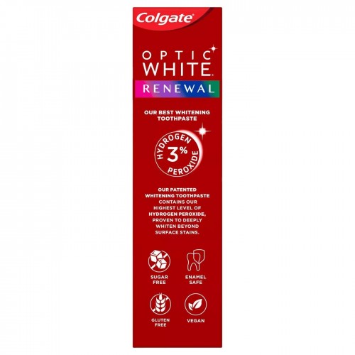 A Colgate - Optic White Renewal - Creme dental clareador - 116g