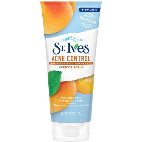 St. Ives - Acne Control Apricot Scrub - Esfoliante Facial - 170g