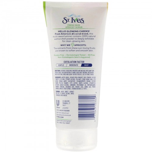 St. Ives - Fresh Skin Apricot Scrub - Esfoliante Facial - 150g