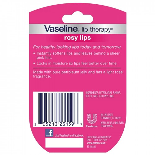 A Vaseline - Rosy - Lip Balm - Tratamento para os lábios